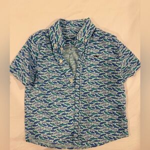 Like new vineyard vines boys short sleeve button down 3T